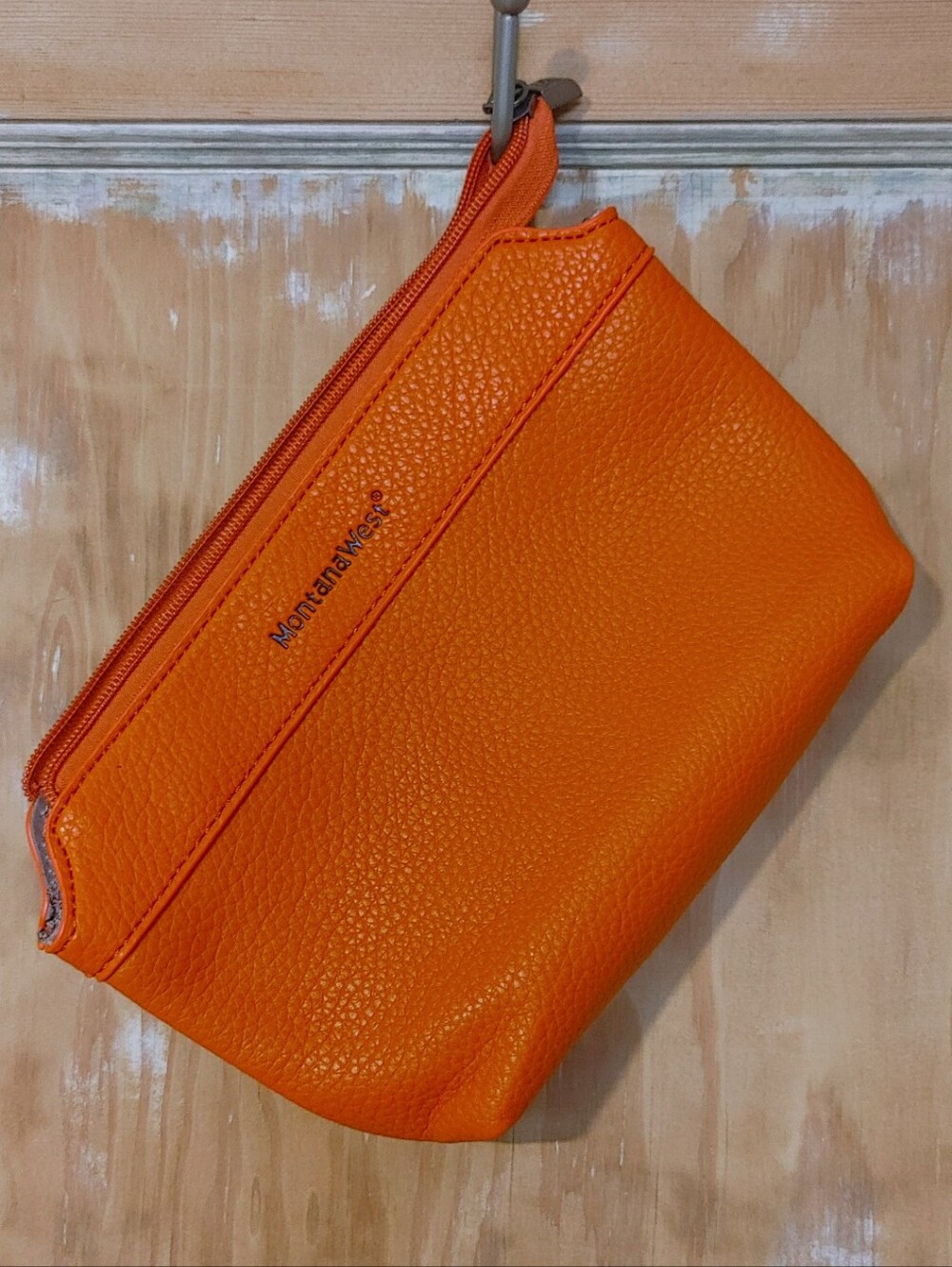 Montana West Slouchy Hobo Bag & Pouch Set - Striking Orange 🍊 NWOT - Picture 2 of 5